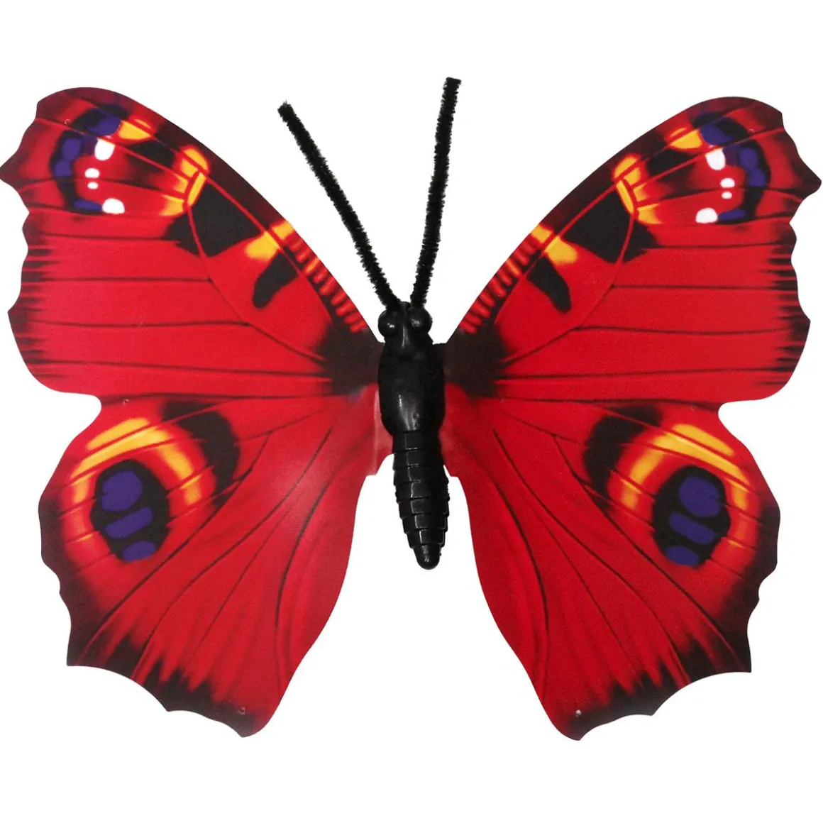 2 Deco Mariposas Rojas 50 Cm