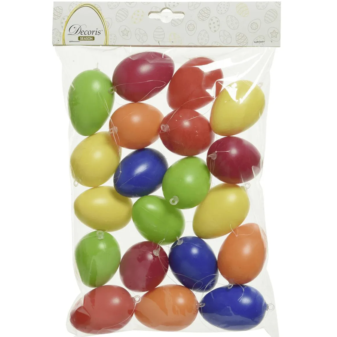 20 Huevos De Pascua De Colores Para Colgar