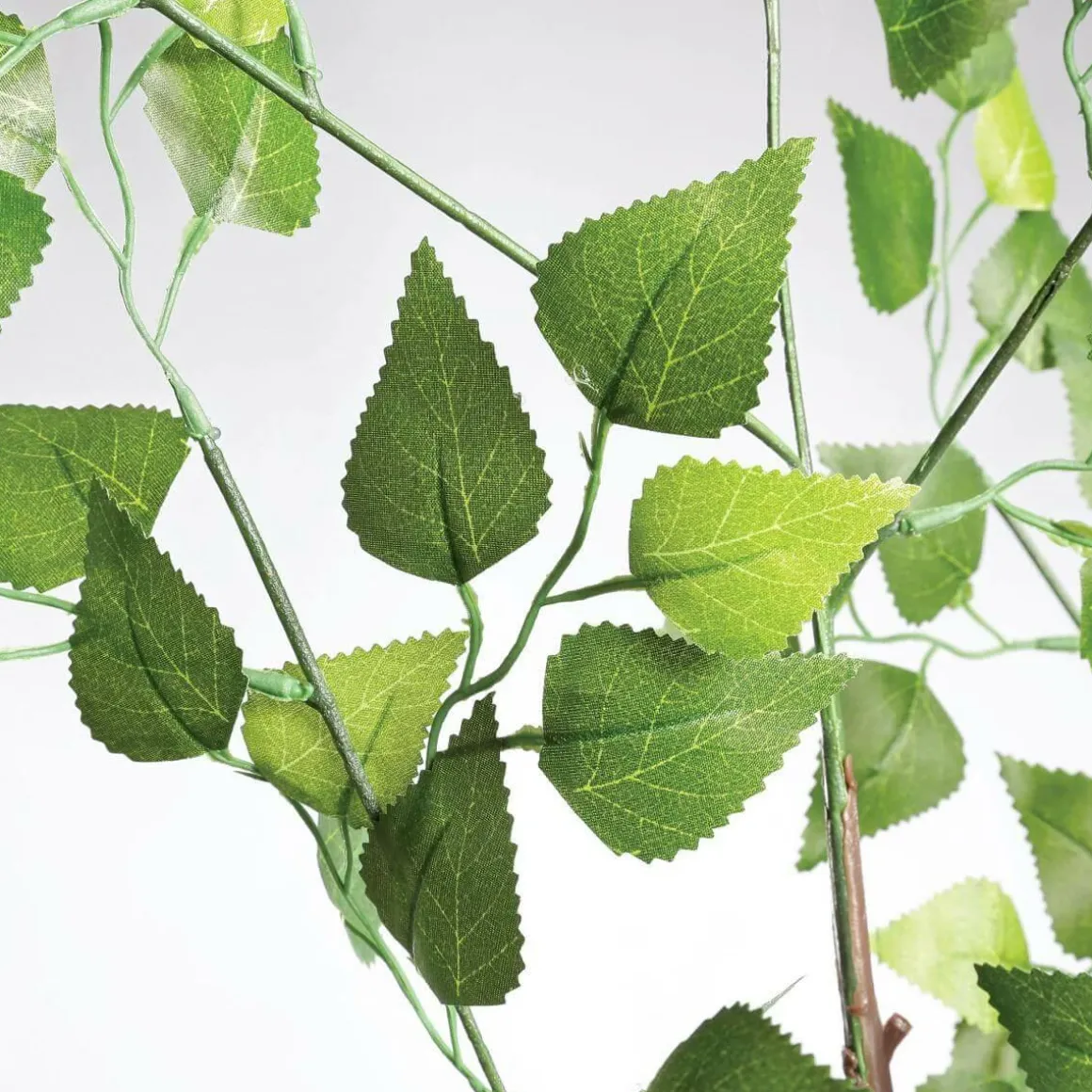 Abedul Artificial Con Placa De Soporte, 200 Cm