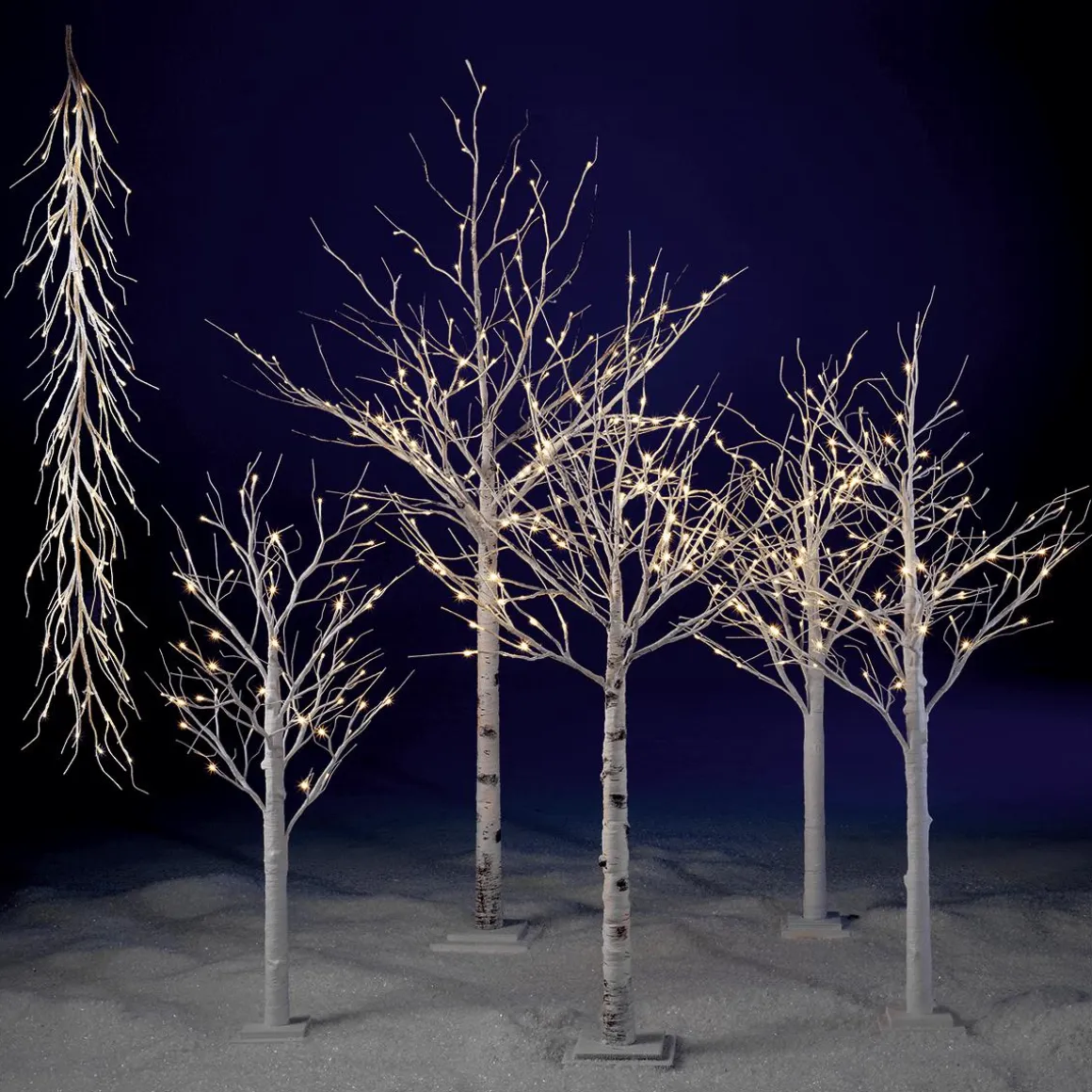 Abedul Con LED, 120 Cm