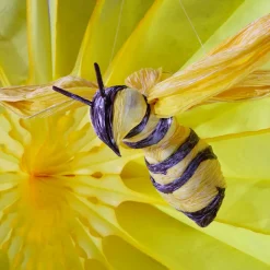 Abejas Decorativas 26 Cm, 3 Piezas