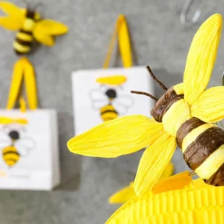 Abejas Decorativas 10-14 Cm, 5 Piezas