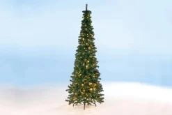 Abeto Artificial Esbelto Con LED 150 Cm