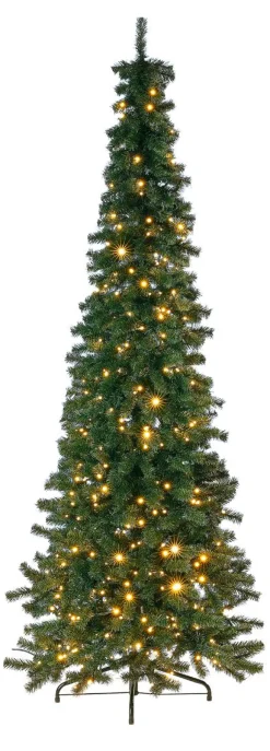 Abeto Artificial Esbelto Con LED 240 Cm