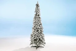Abeto Artificial, Estrecho, Cubierto De Nieve 180 Cm
