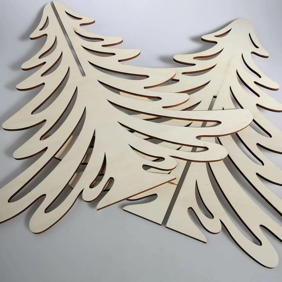 Abeto De Madera, 83 Cm De Altura