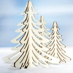 Abeto De Madera, 83 Cm De Altura