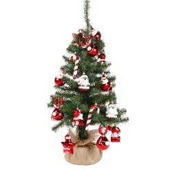 Abeto Decorativo De 75 Cm Con Figuras