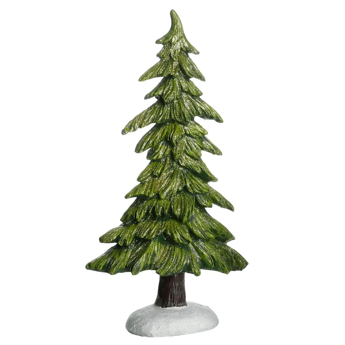 Abeto Decorativo De Piedra Fundida, 30 Cm De Altura