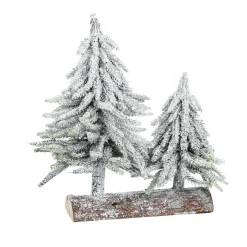 Abeto- Stand 16 X 28 Cm Verde Nevado