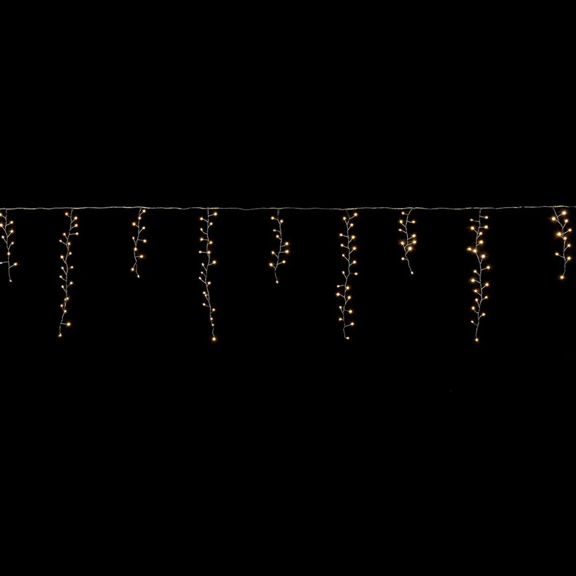 Alambre LED Icicle Light "Fuegos Artificiales", Cortina De Luces Anchura 385 Cm