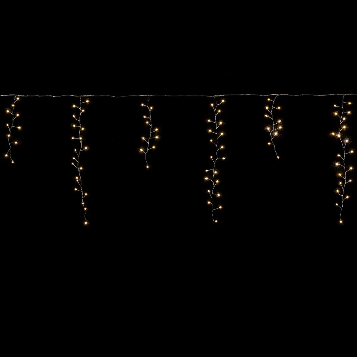 Alambre LED Icicle Light "Fuegos Artificiales", Cortina De Luces Anchura 385 Cm