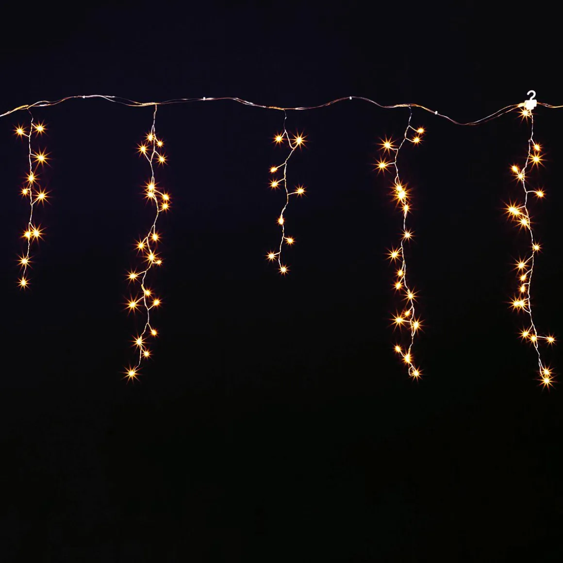 Alambre LED Icicle Light "Fuegos Artificiales", Cortina De Luces Anchura 385 Cm