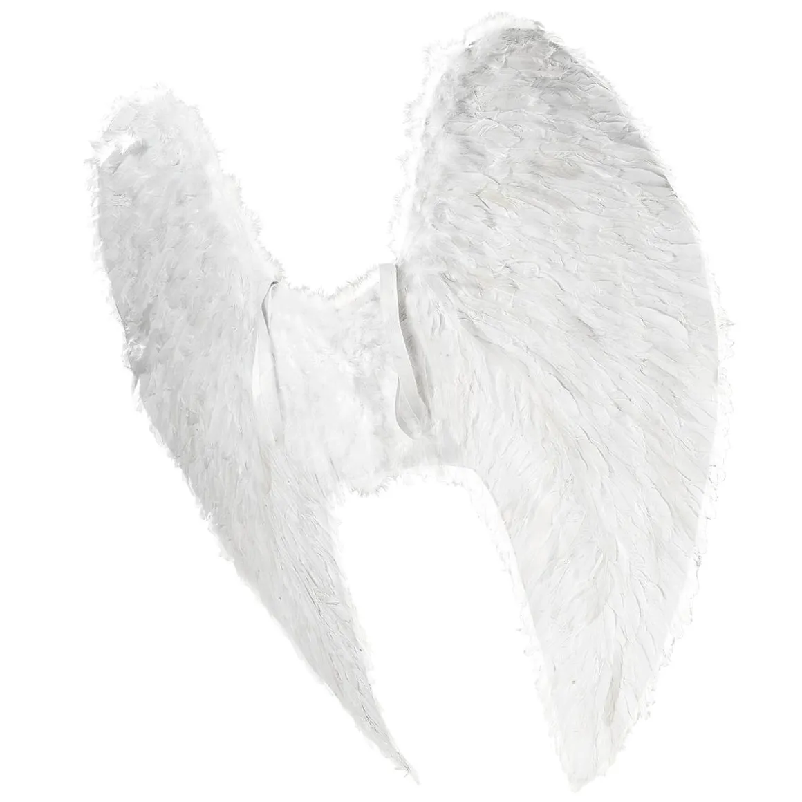 Alas De ángel Blancas Con Plumas, Longitud 120 Cm