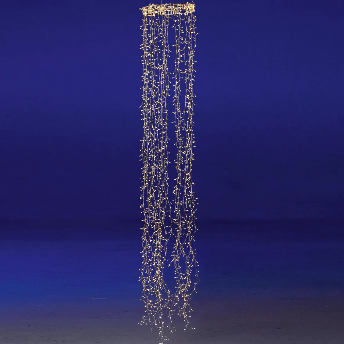 Anillo De Luces De Alambre "Fuegos Artificiales", Longitud 60 Cm, Ø 20 Cm