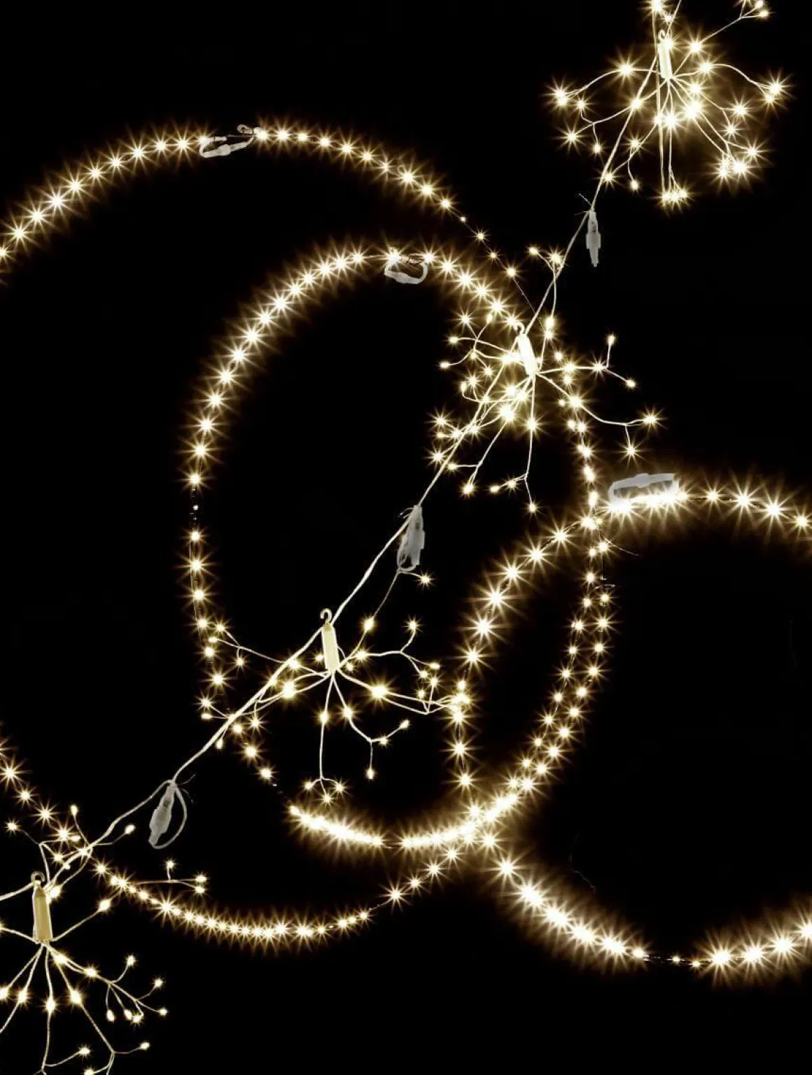 Anillo De Luces LED Para Exteriores, LED Cálido, Ø 100 Cm