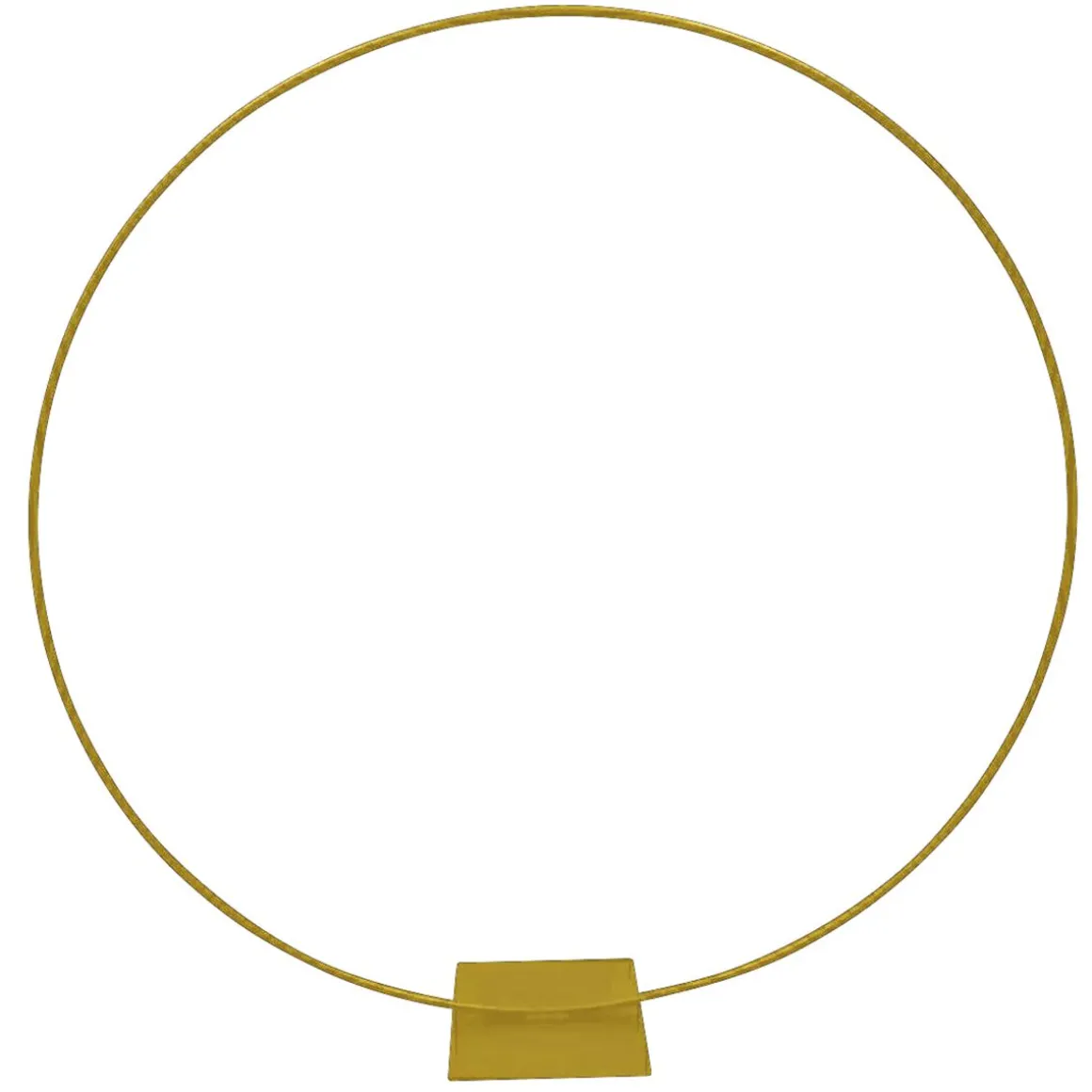 Anillo Decorativo De Metal, Oro Ø 200 Cm