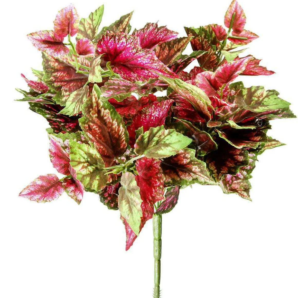 Arbusto De Begonia Artificial Rojo, 30 Cm