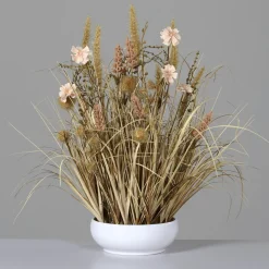 Arreglo Floral Seco De Flores Artificiales