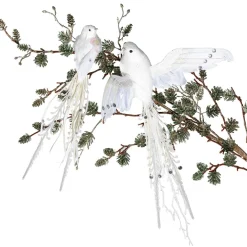 Ave Decorativa Color Blanco 38 Cm