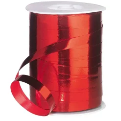 Banda Metálica Brillante, Anchura 10 Mm, Roja