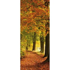 Bandera De Tela Ignífuga "Bosque De Otoño" 75 X 180 Cm
