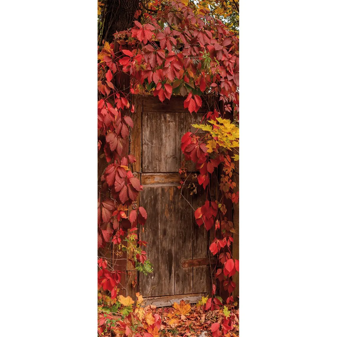 Bandera De Tela Ignífuga "Hojas De Otoño" 100 X 200 Cm