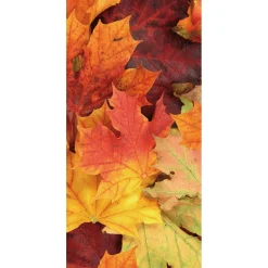 Bandera De Tela Ignífuga "Hojas De Otoño" 100 X 200 Cm