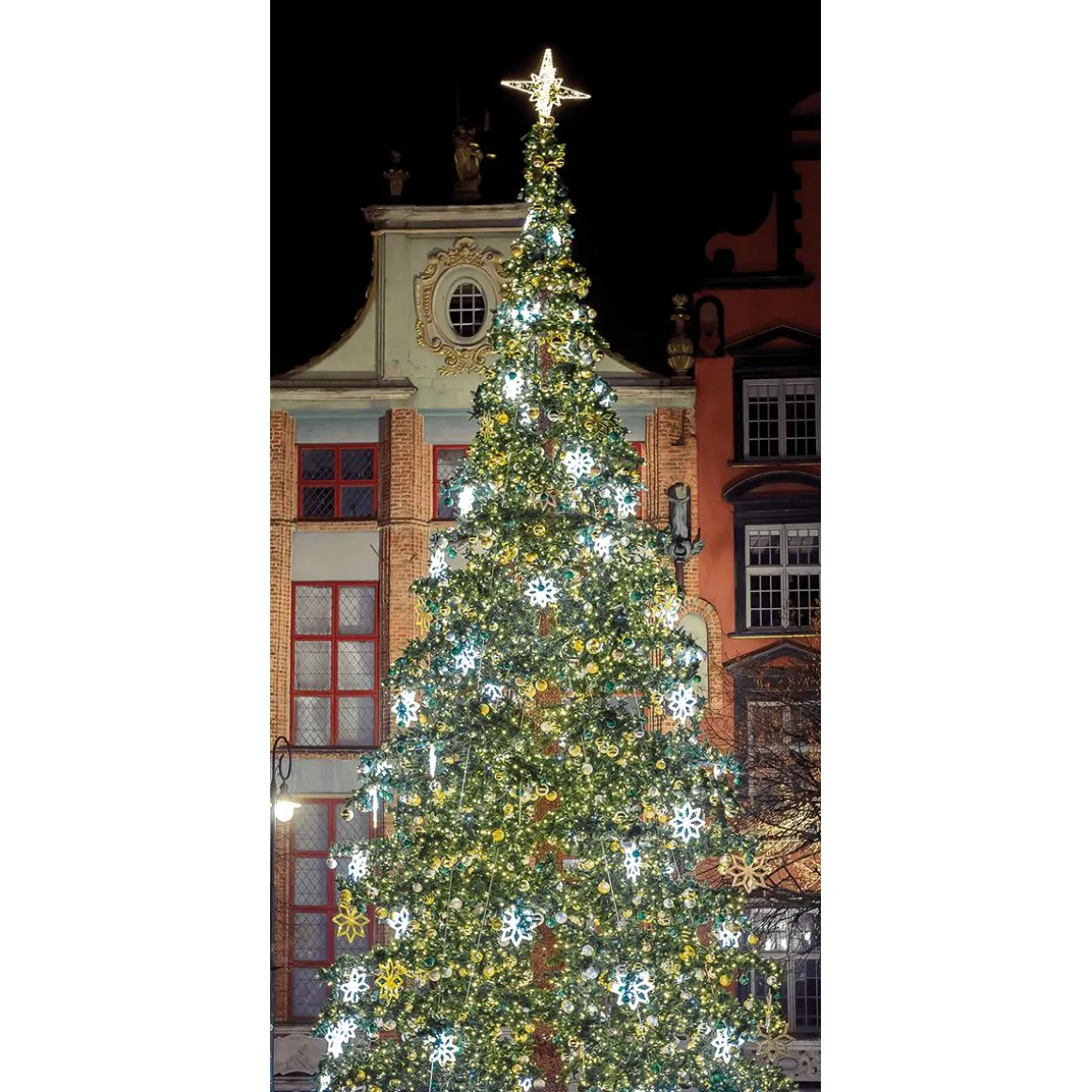 Bandera De Tela Árbol De Navidad 100 X 200 Cm