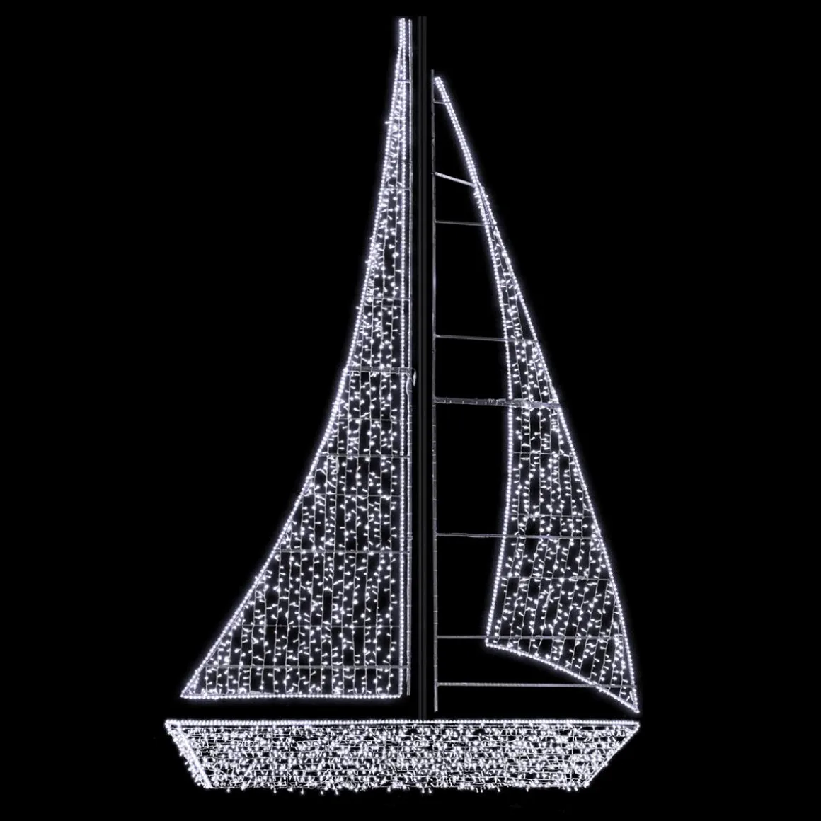 Barco Para Exterior LED Blanco Frío 600 X 400 X 75 Cm
