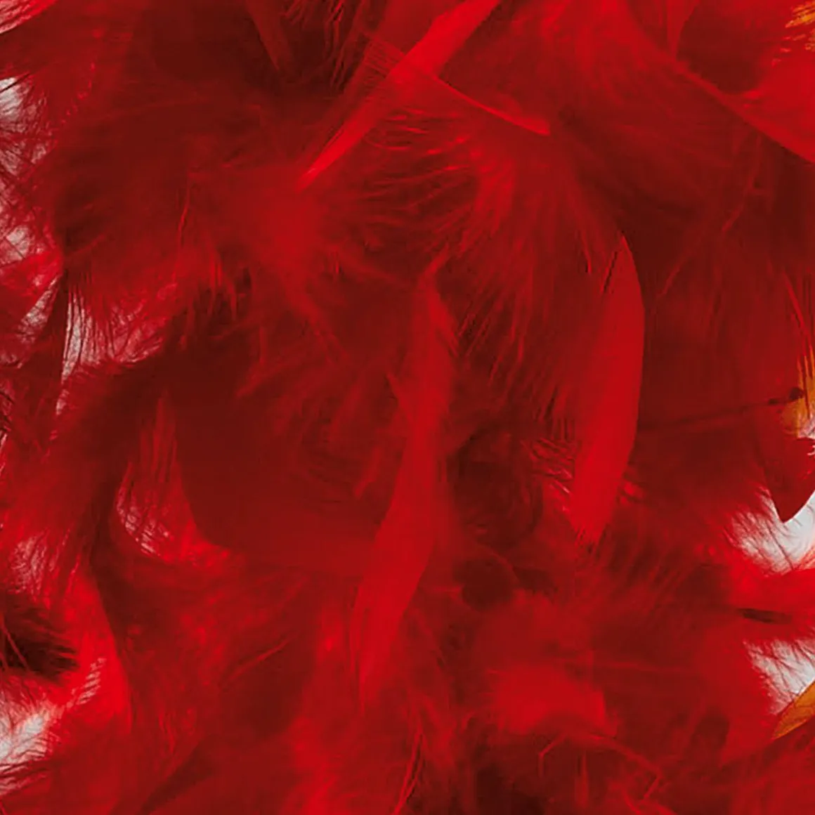 Boa De Plumas, Roja, 180 Cm