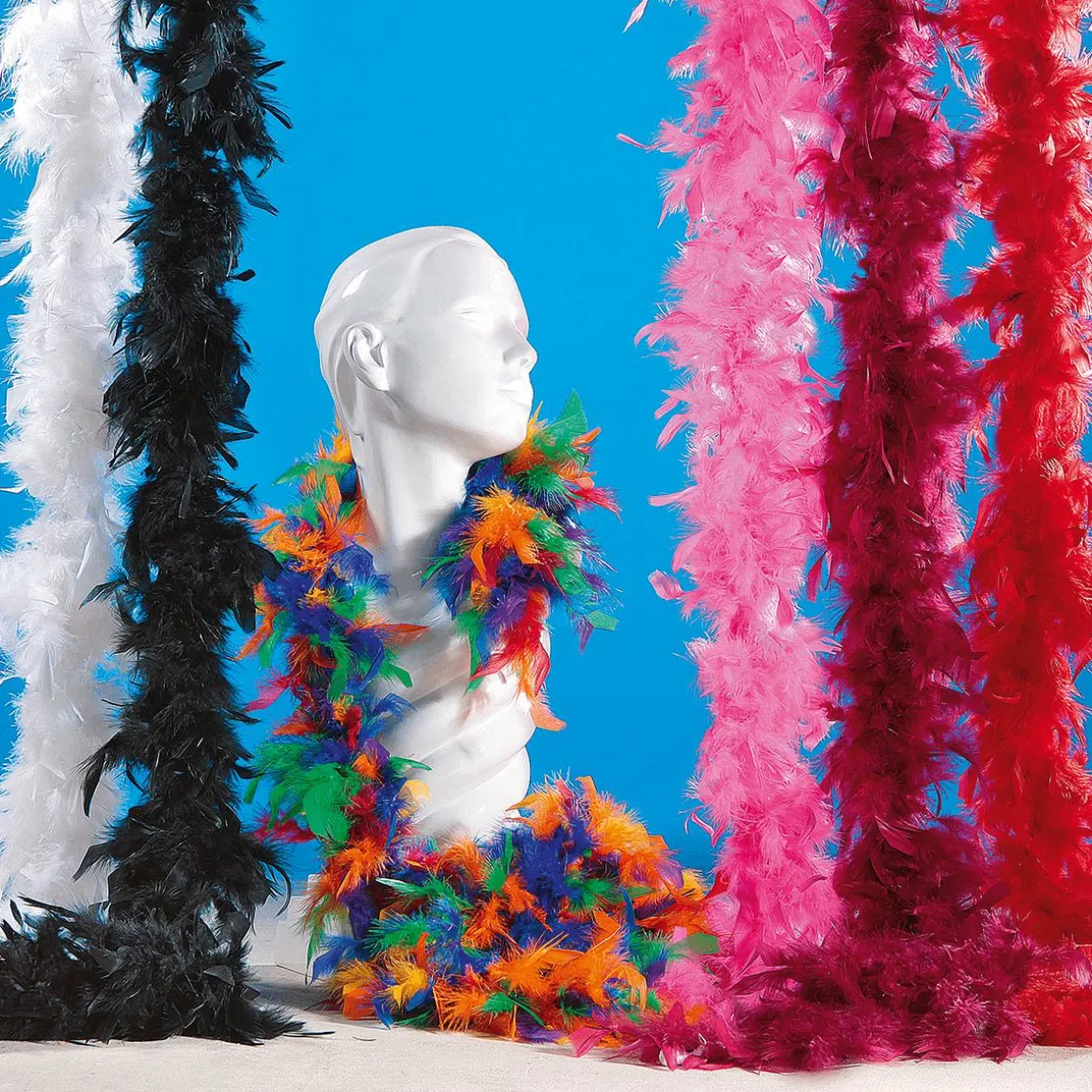 Boa De Plumas, Roja, 180 Cm