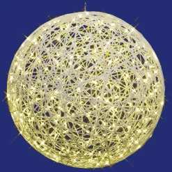 Bola 3D De Fibra De Vidrio Con Luz IP67, 75 Cm Ø