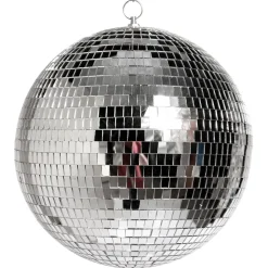 Bola De Discoteca Plateada, Ø 30 Cm