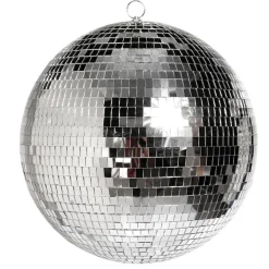 Bola De Discoteca Plateada, Ø 40 Cm
