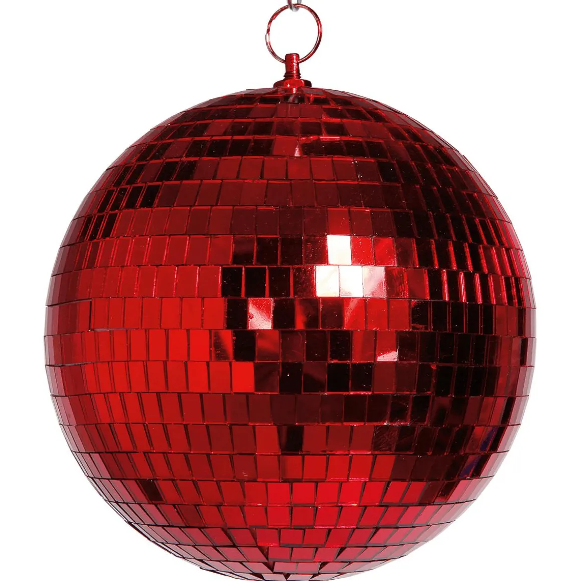 Bola De Discoteca Roja, Ø 30 Cm