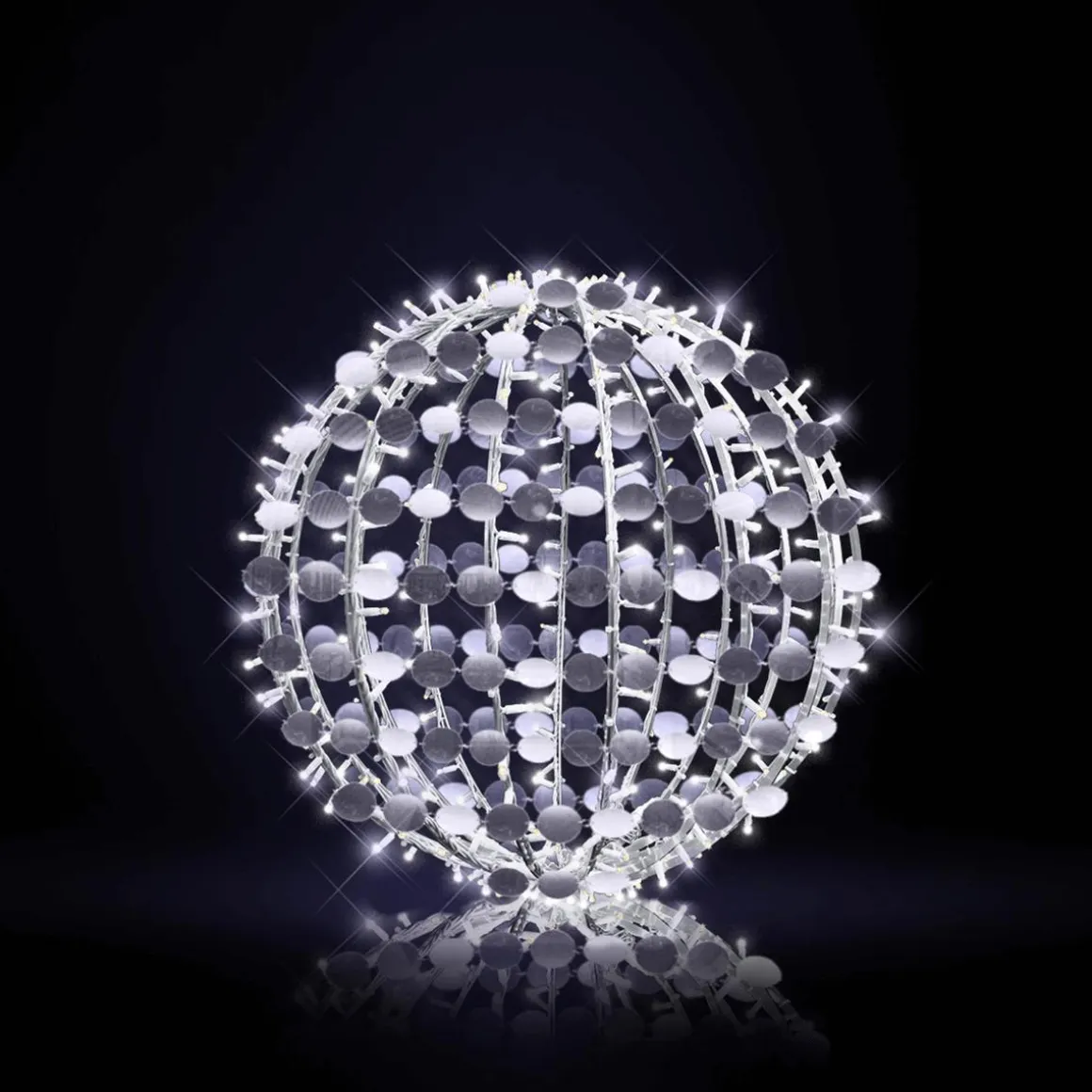 Bola De Lentejuelas LED 75 Cm Ø