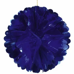Bola De Lámina Transparente, Ø 20 Cm, Azul