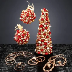 Bola De Navidad 11 Cm Ø Rojo