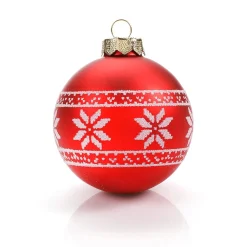 Bola De Navidad De Vidrio 