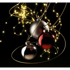Bola De Navidad Sin Costuras De Plástico, Color Marrón Oscuro Ø 8 Cm