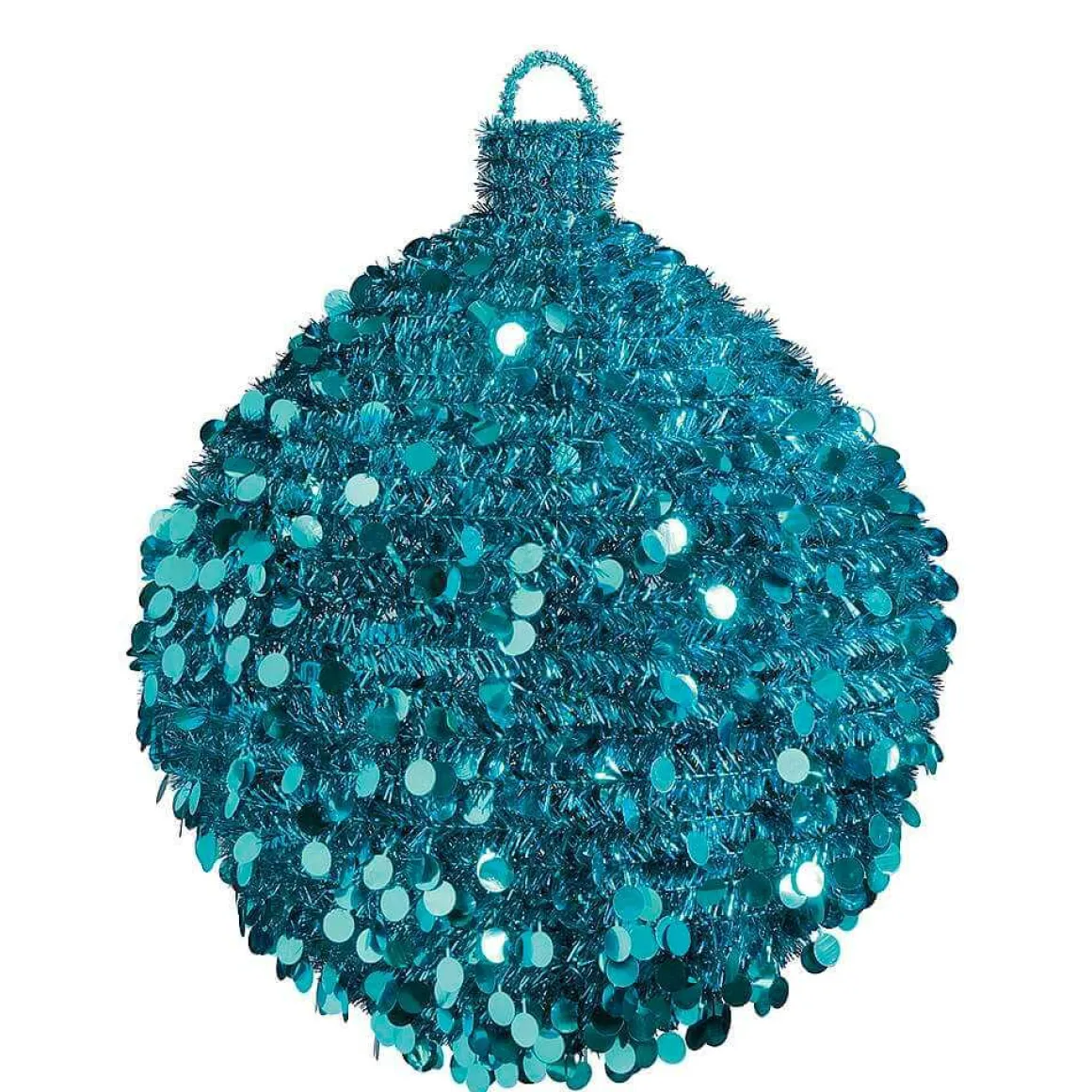 Bola Decorativa De Espumillón, Ø 100 Cm, Turquesa