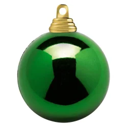 Bolas De Navidad De Plástico Ignífugo Verde Brillante