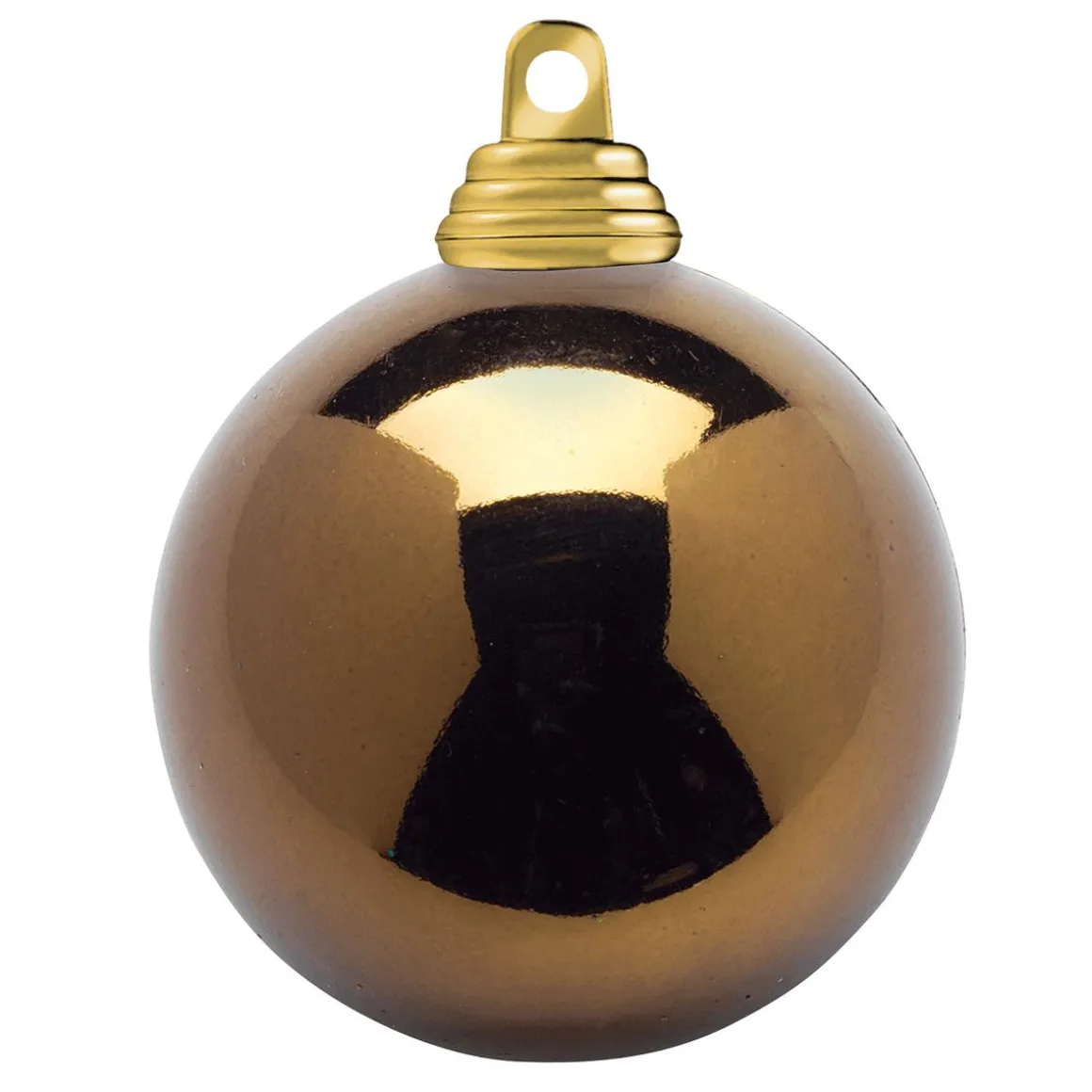 Bolas De Navidad De Plástico Ignífugo Moca Brillante