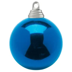 Bolas De Navidad De Plástico Ignífugo Azul Brillante