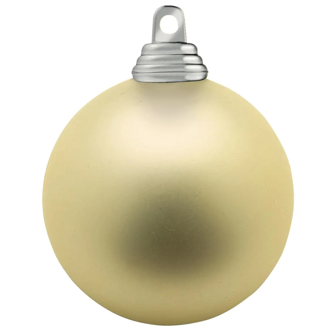 Bolas De Navidad De Plástico Ignífugo Champán Mate