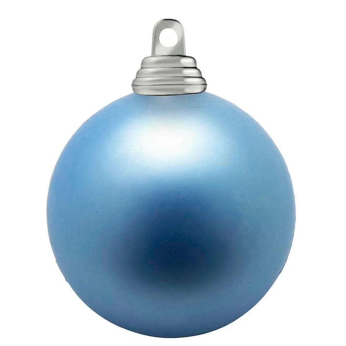 Bolas De Navidad De Plástico Azul Jeans Mate, 6 Cm Ø - 24 Piezas
