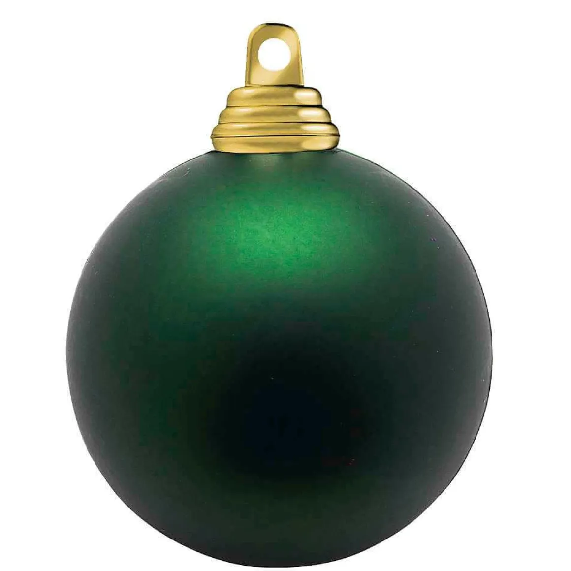 Bolas De Navidad De Plástico Verde Abeto Mate, 6 Cm Ø - 24 Piezas