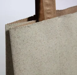 Bolsa De Mano Ecológica De Papel De Hierba De 22 X 30 Cm