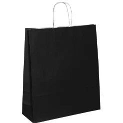 Bolsa De Mano "Uni", 36 X 41 Cm, Negro